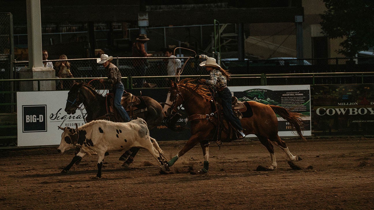 The Legacy of the Jackson Hole Rodeo: Cowboy and cowgirl in action