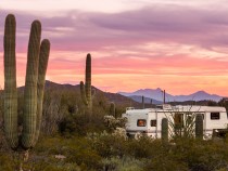 desert camping FI